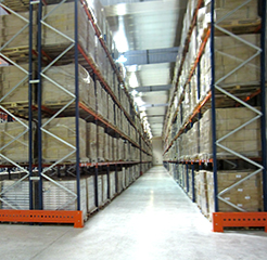 Estanterías para palets paletización mercancía